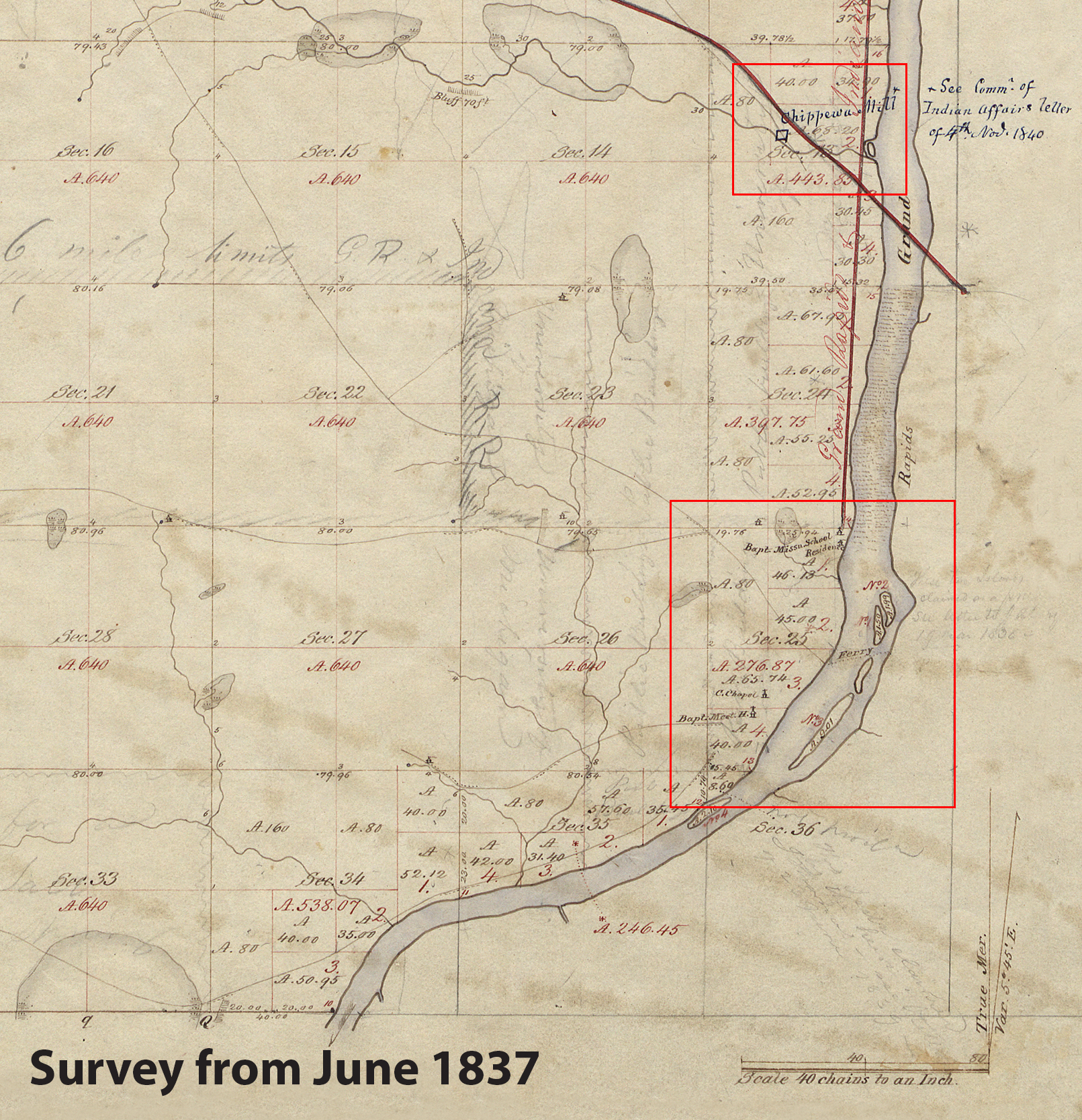 June 1837 Survey